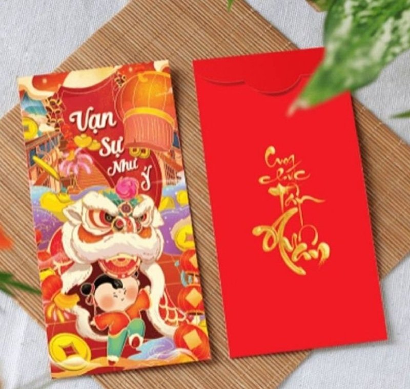 trang trí bao lì xì 4