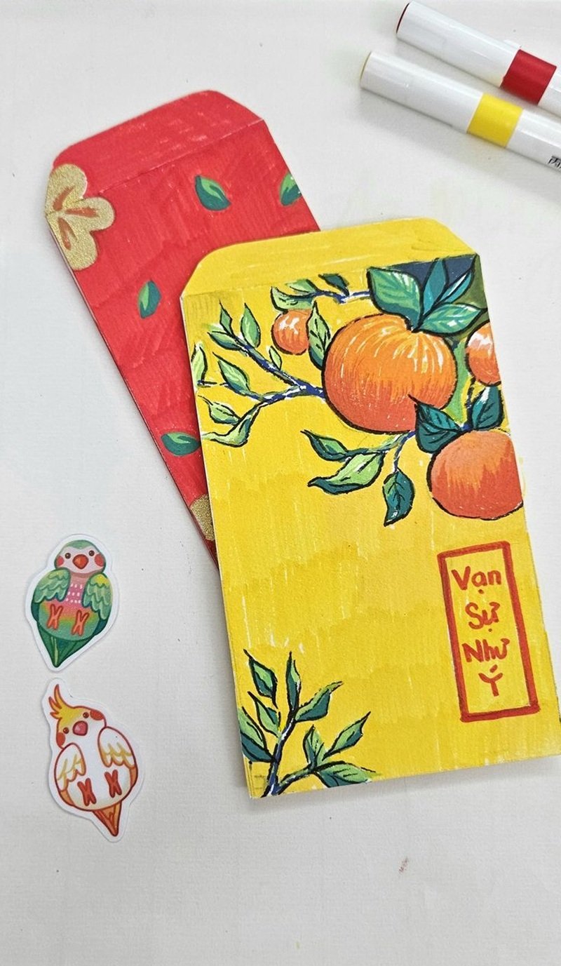 trang trí bao lì xì 9