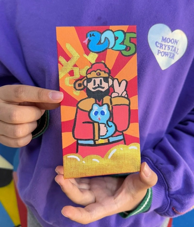 trang trí bao lì xì tết 2025