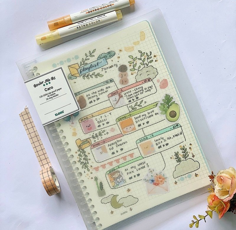 trang trí bìa sách 1