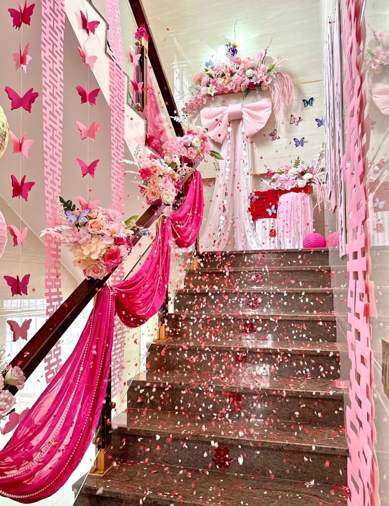 trang trí cầu thang 9