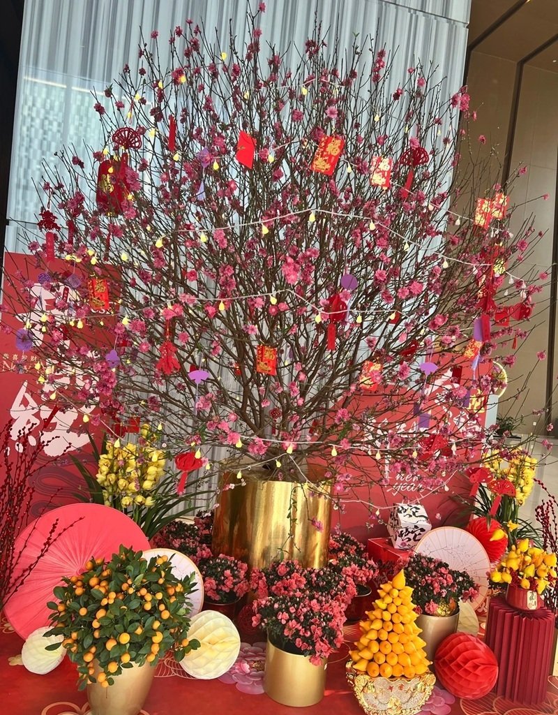 trang trí cây đào 20