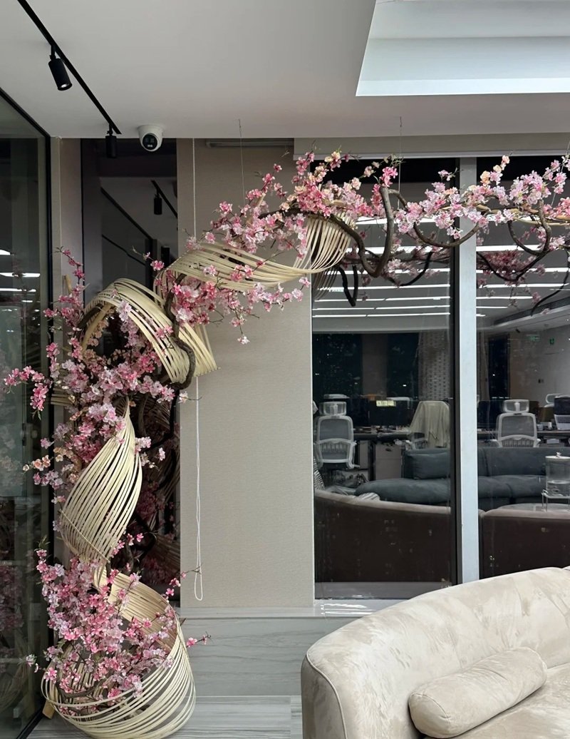 trang trí cây đào 28