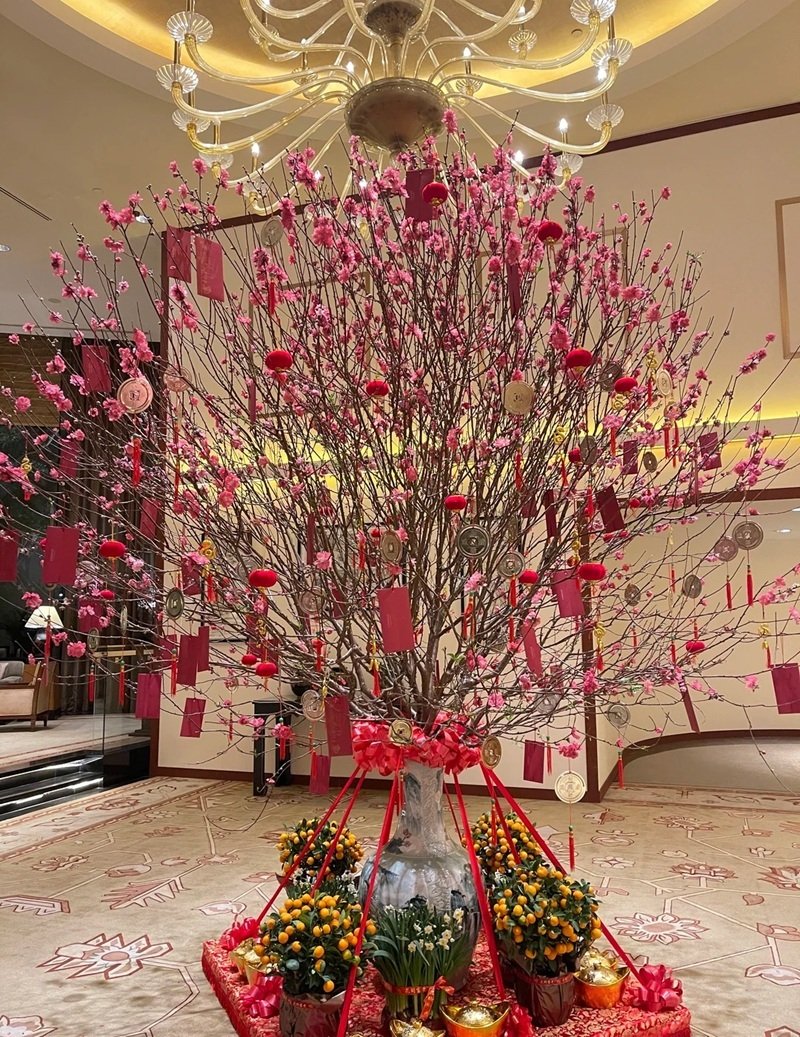 trang trí cây đào 31