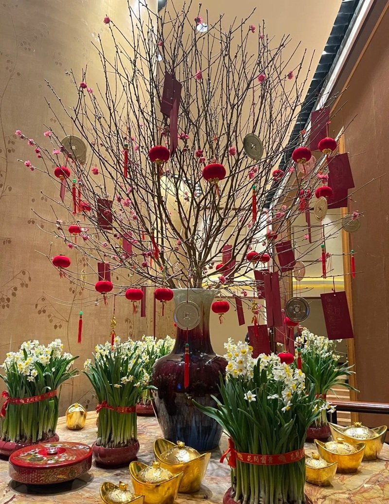 trang trí cây đào 32