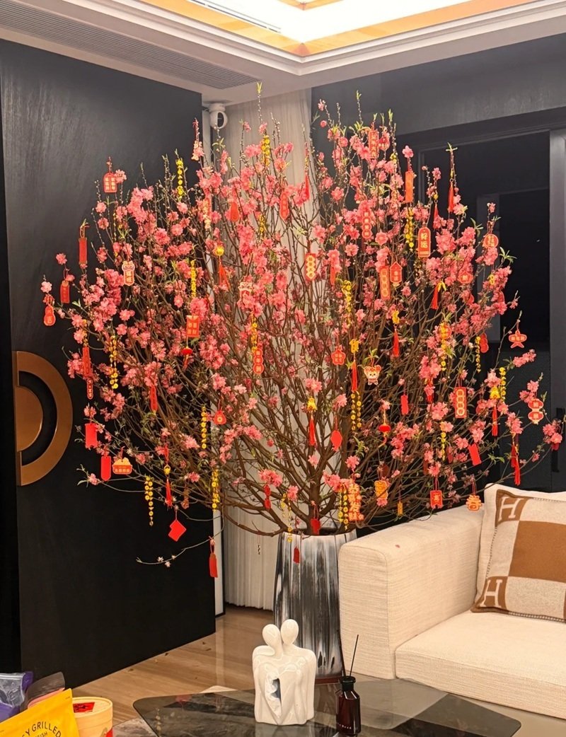 trang trí cây đào 34