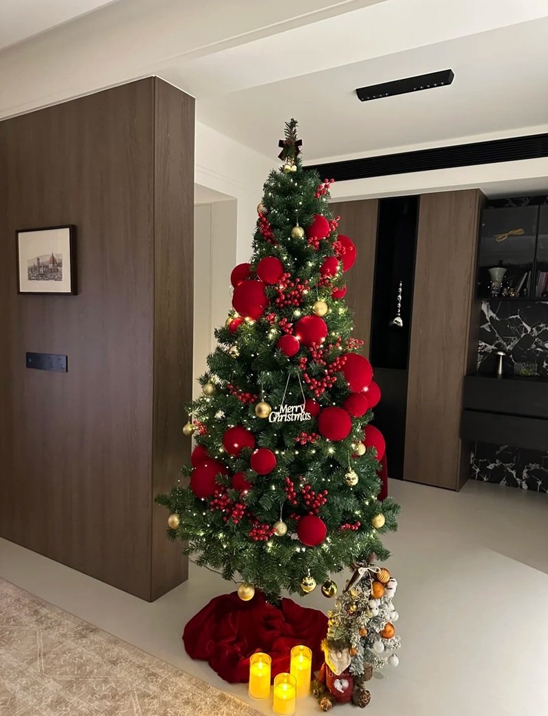 trang trí cây thông noel 1