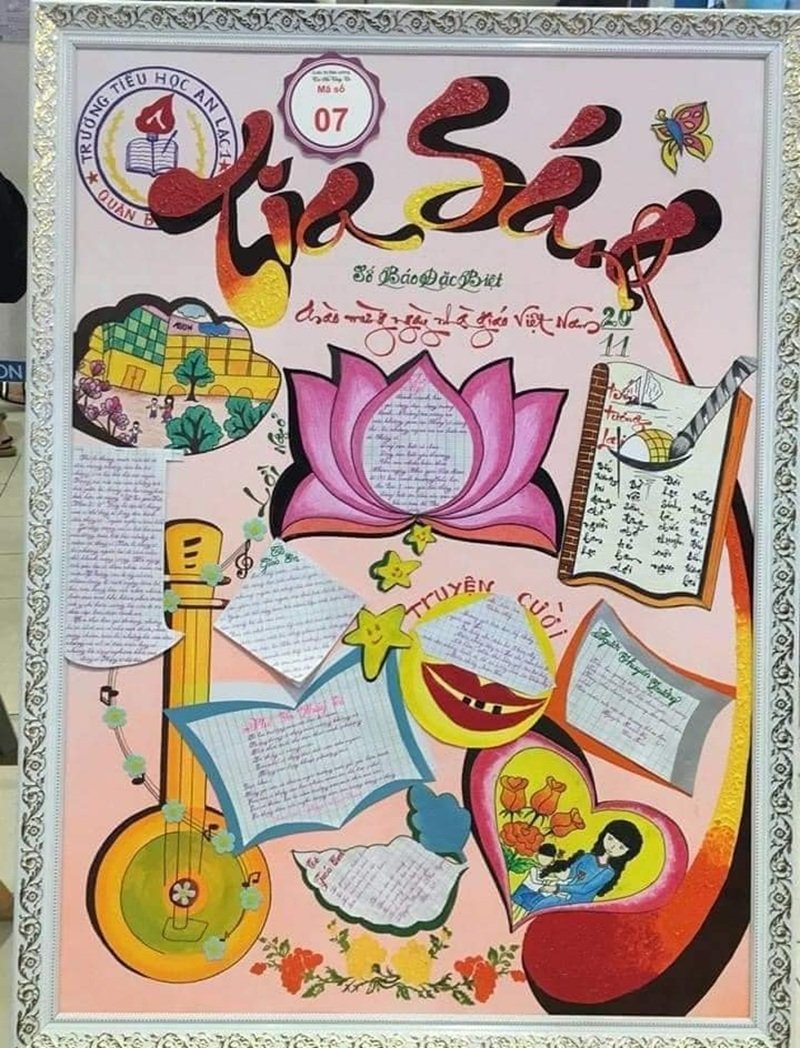 trang trí đầu báo tường 21