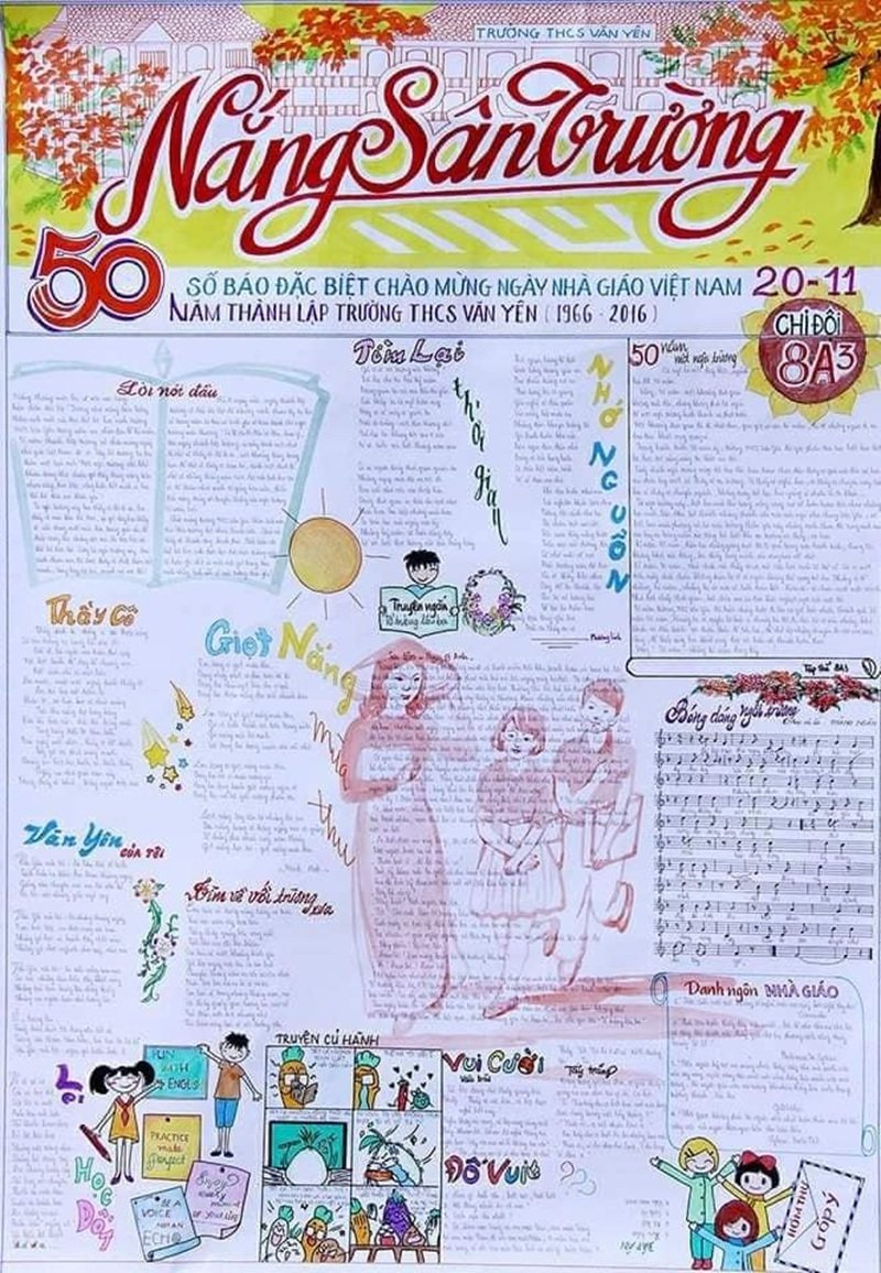 trang trí đầu báo tường 27