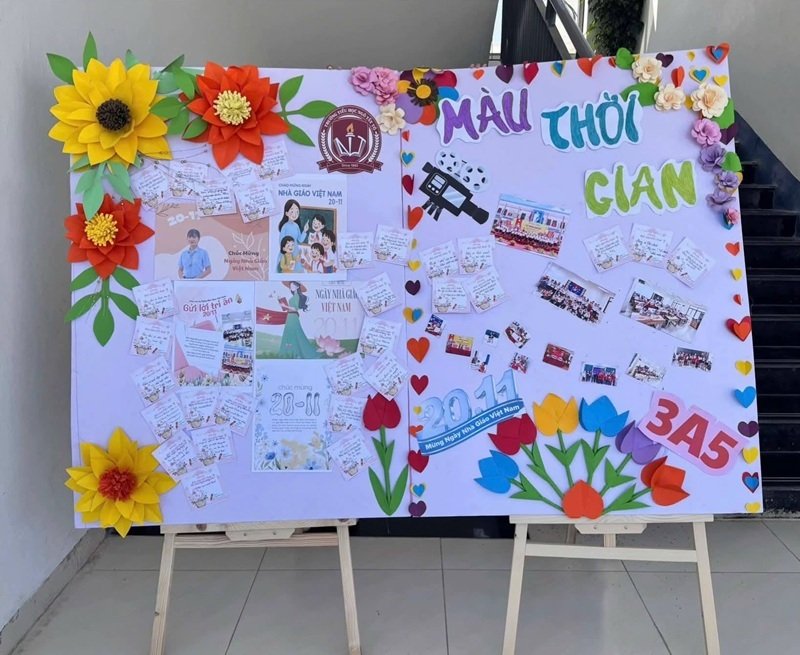 trang trí đầu báo tường 38