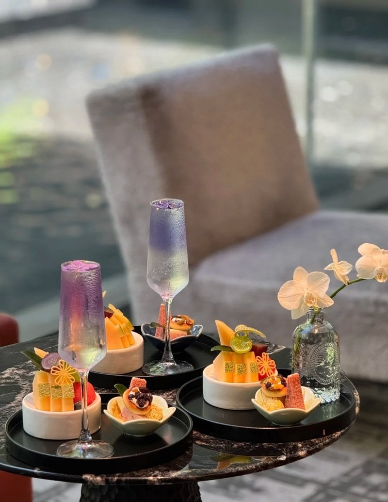 trang trí dĩa trái cây bàn tiệc 21