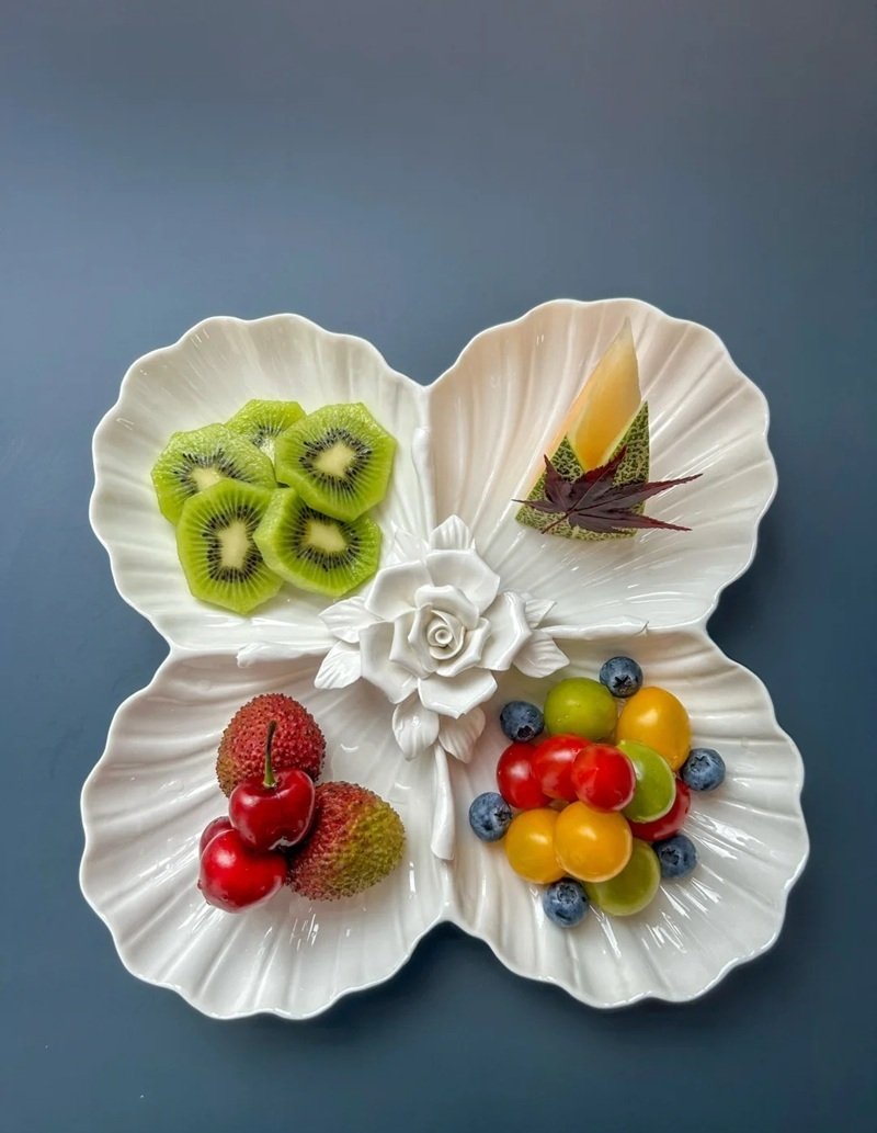 trang trí dĩa trái cây bàn tiệc 24