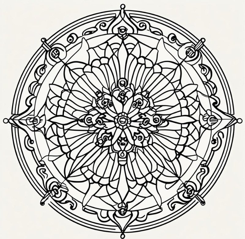 trang trí hình tròn 1