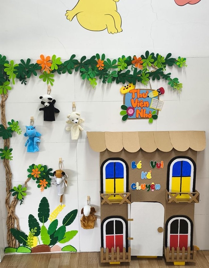 trang trí lớp mầm non theo hướng mở 15
