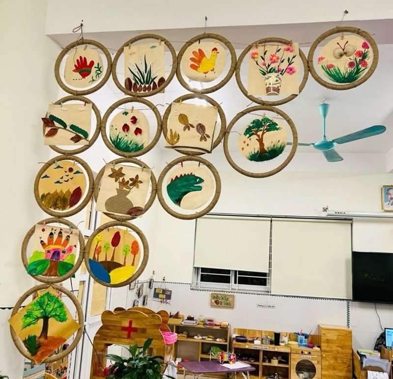 trang trí lớp mầm non theo hướng mở 36