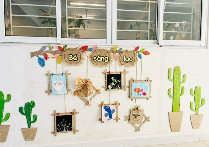 trang trí lớp mầm non theo hướng mở 37