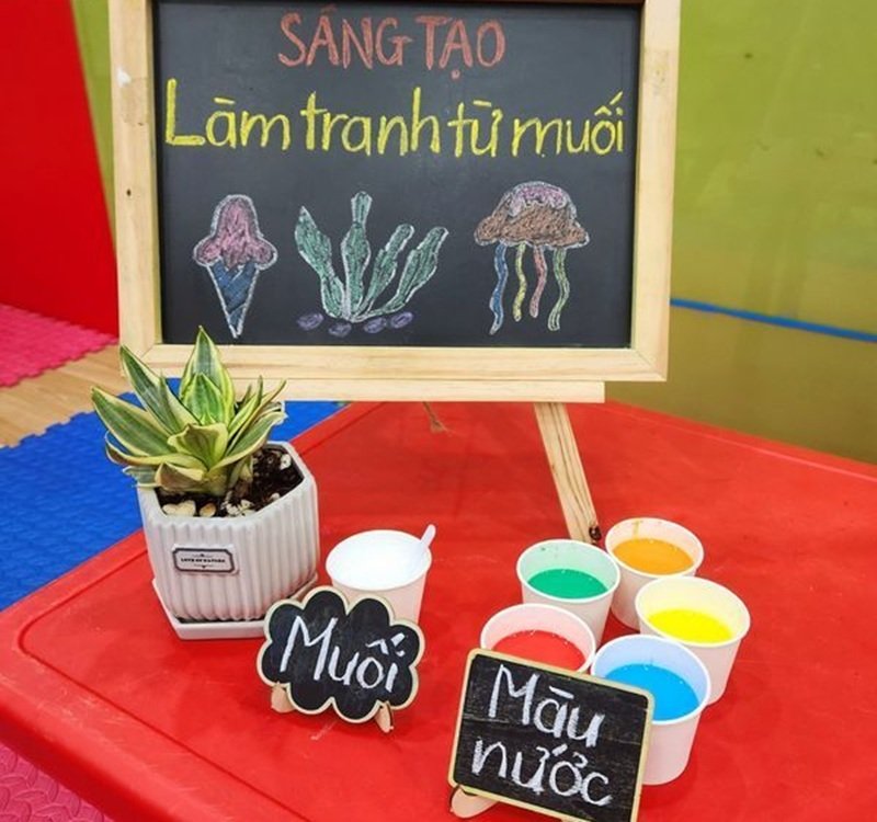 trang trí lớp mầm non theo hướng mở 5
