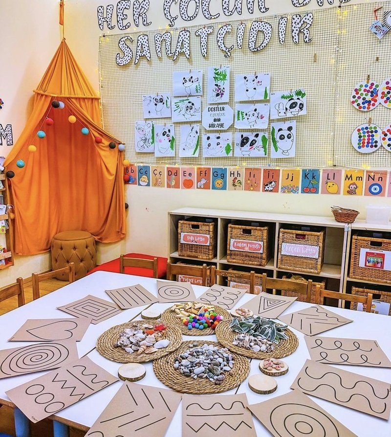 trang trí lớp mầm non theo hướng mở 7