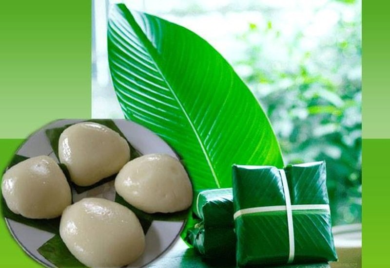 trang trí mâm bánh chưng 1