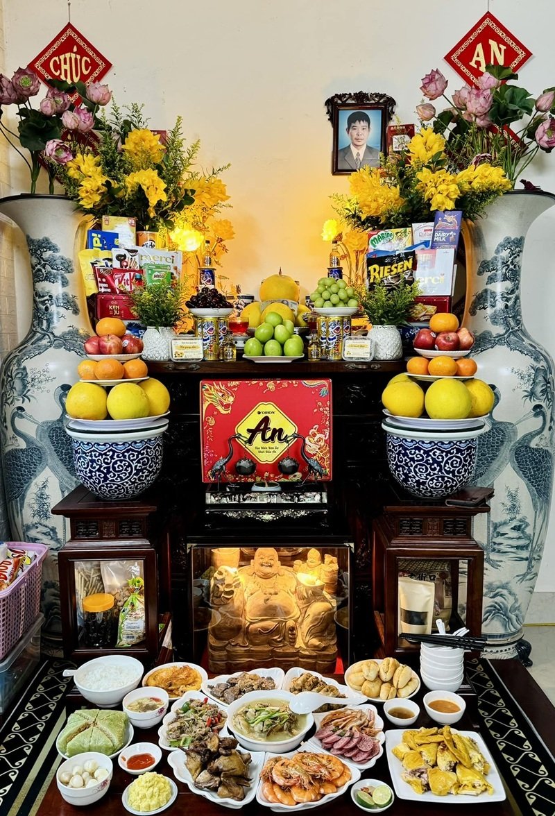 trang trí mâm bánh chưng 26