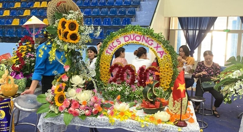 trang trí mâm cỗ trung thu 12