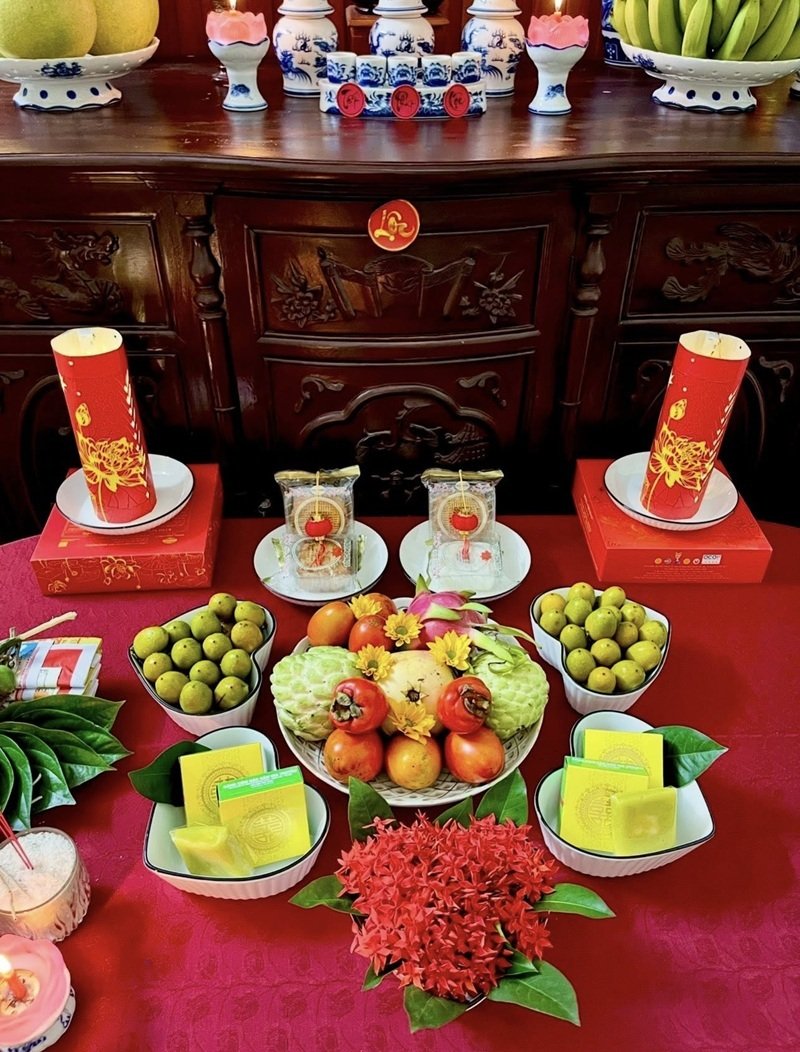 trang trí mâm cỗ trung thu 13