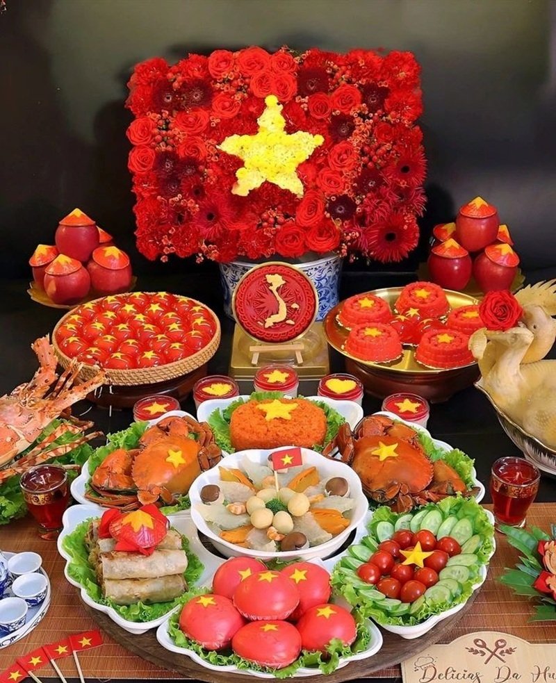 trang trí mâm cỗ trung thu 14