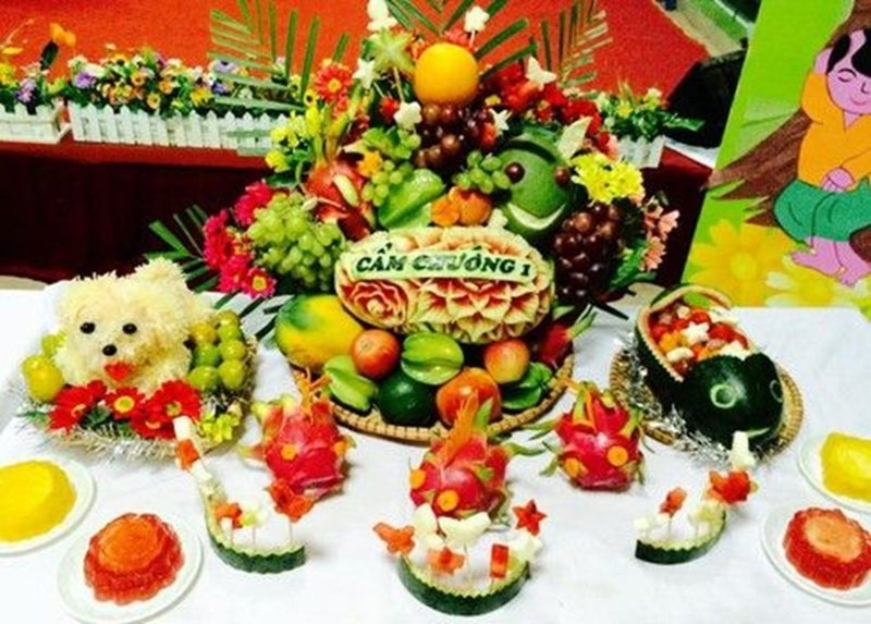 trang trí mâm cỗ trung thu 23