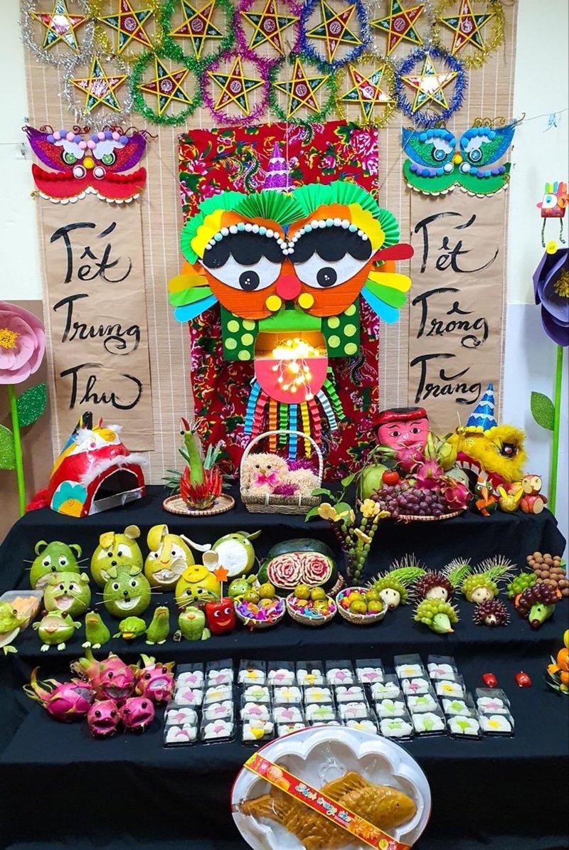 trang trí mâm cỗ trung thu 28