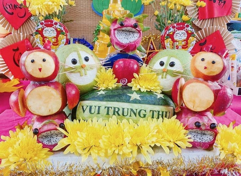 trang trí mâm cỗ trung thu 35