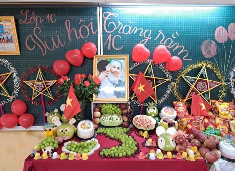 trang trí mâm cỗ trung thu 5