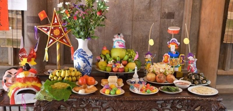 trang trí mâm cỗ trung thu 6