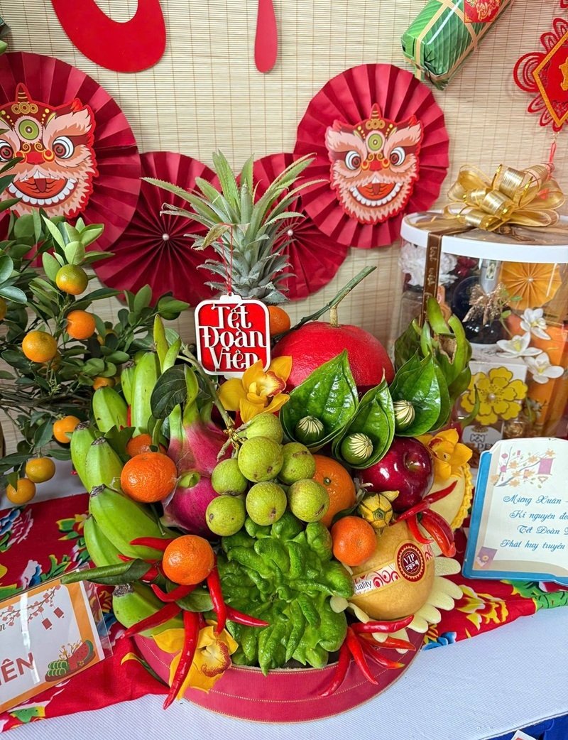 trang trí mâm cỗ trung thu 7