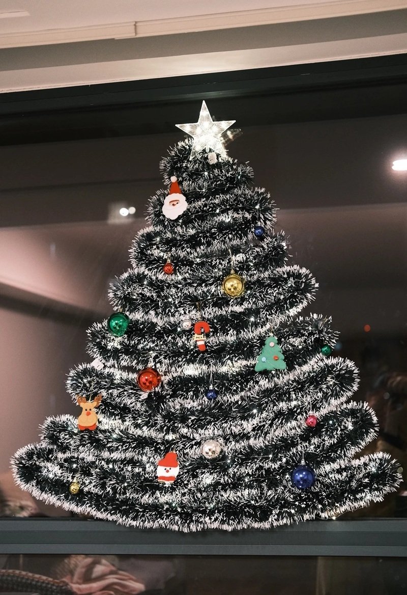 trang trí noel cho cửa kính 24