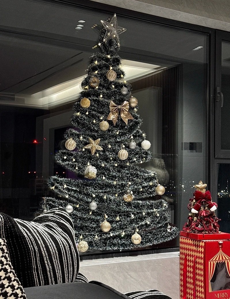 trang trí noel cho cửa kính 35