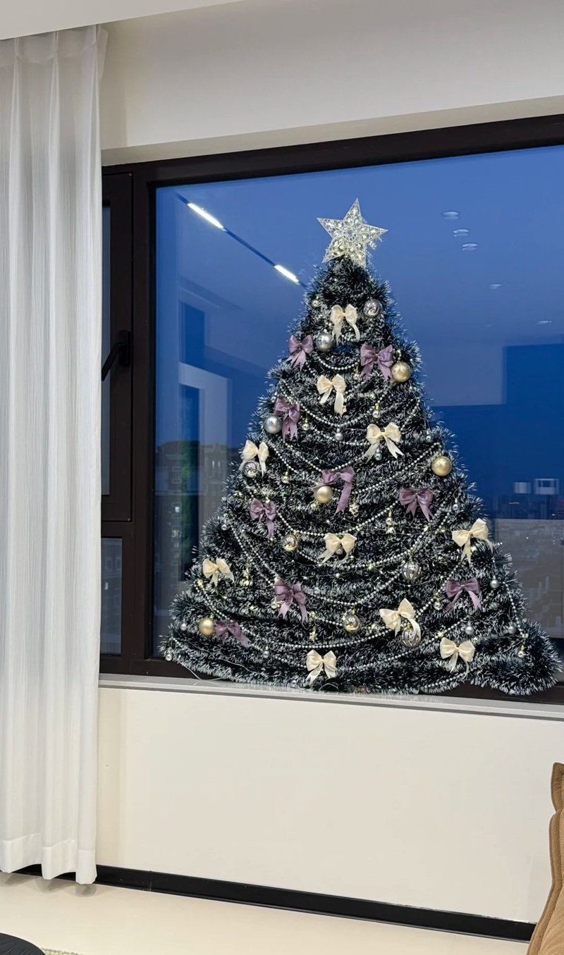 trang trí noel cho cửa kính 38