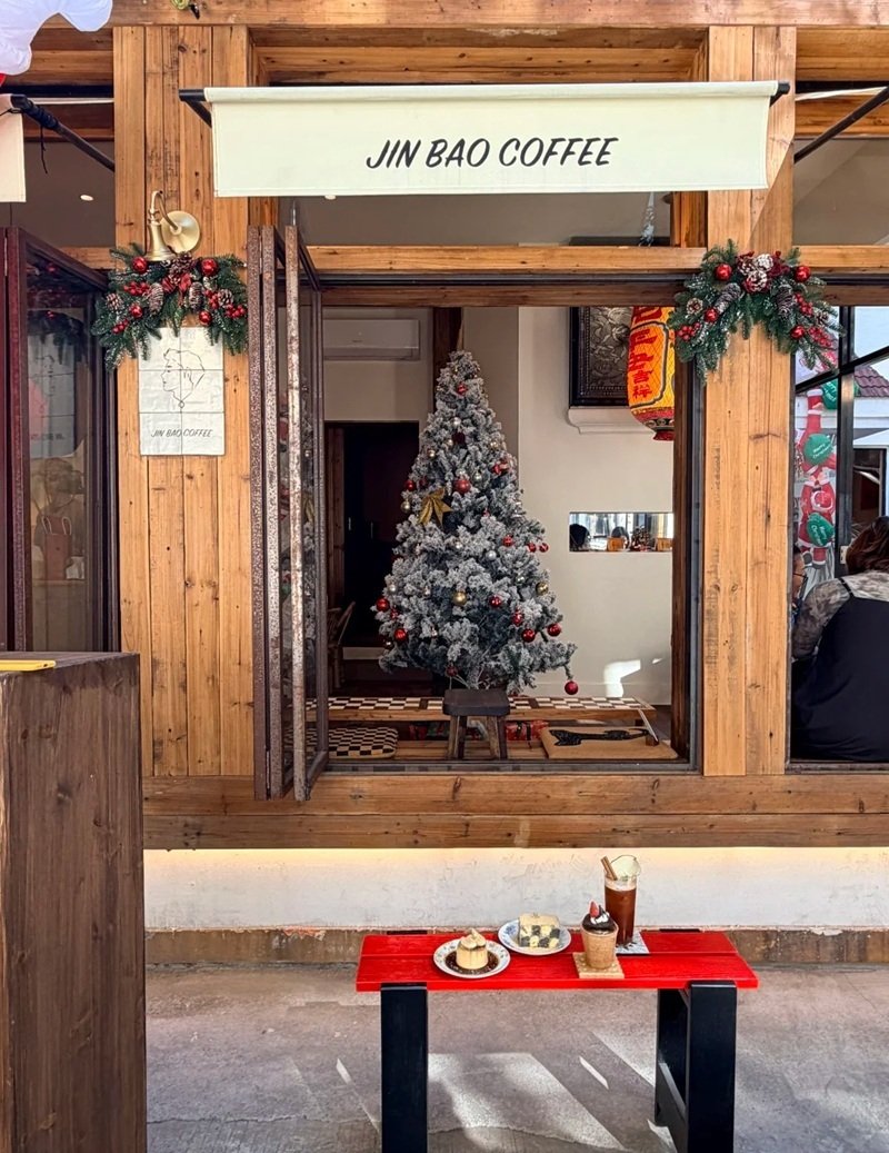 trang trí noel quán cafe 13