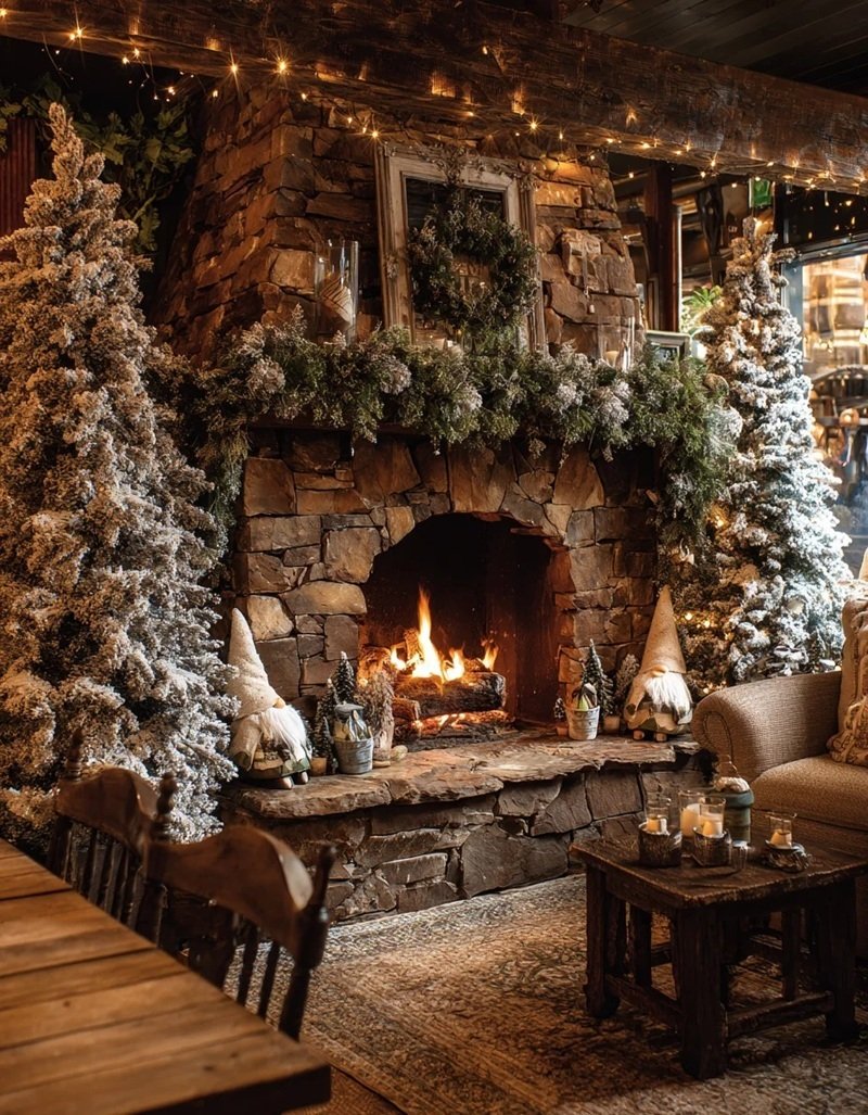 trang trí noel quán cafe 15