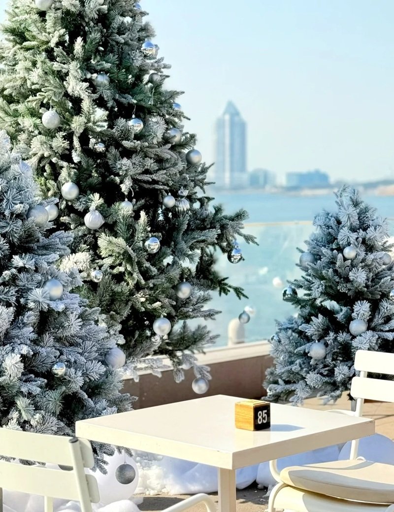 trang trí noel quán cafe 18