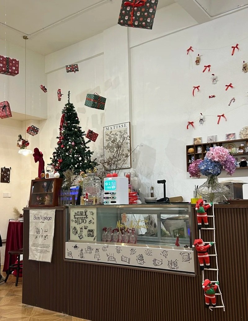 trang trí noel quán cafe 2