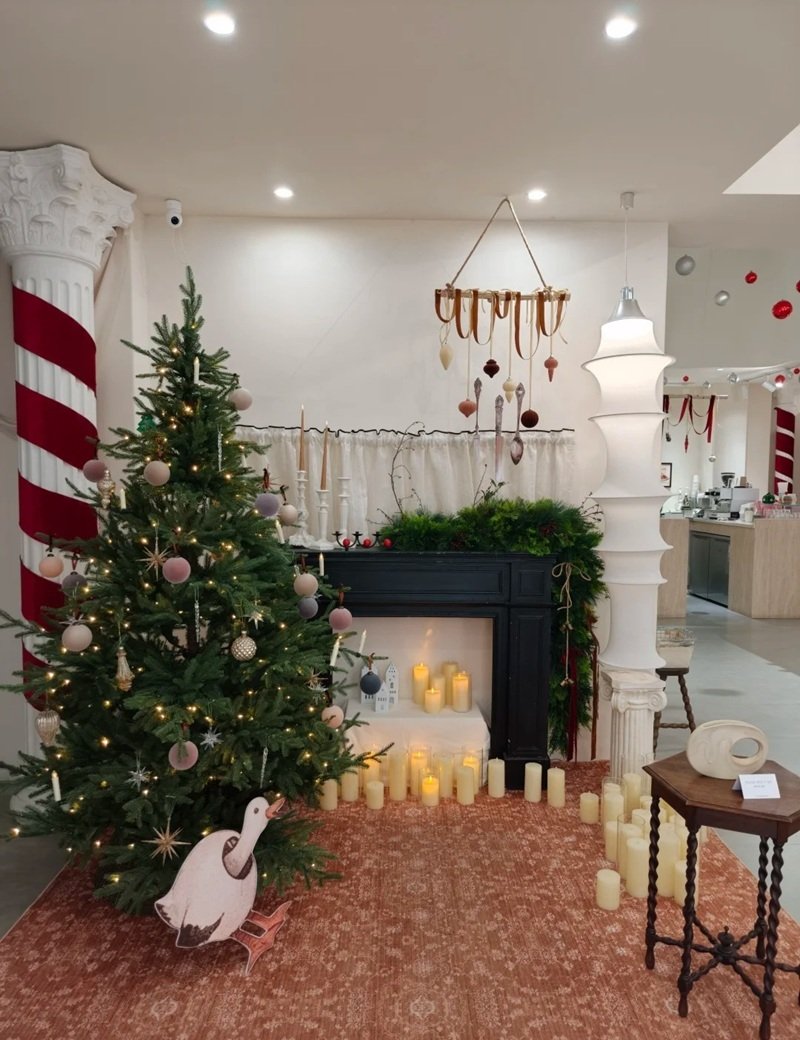 trang trí noel quán cafe 23