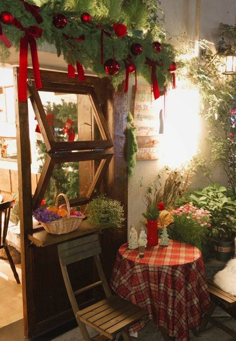 trang trí noel quán cafe 28