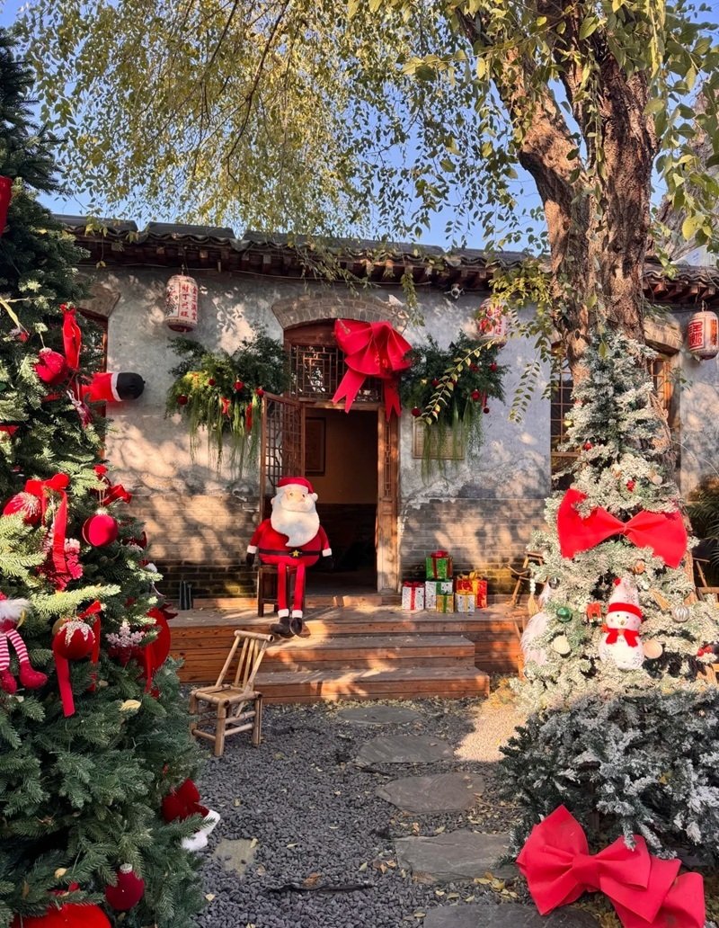 trang trí noel quán cafe 34