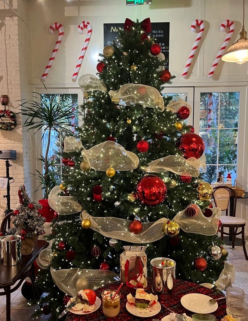trang trí noel quán cafe 4