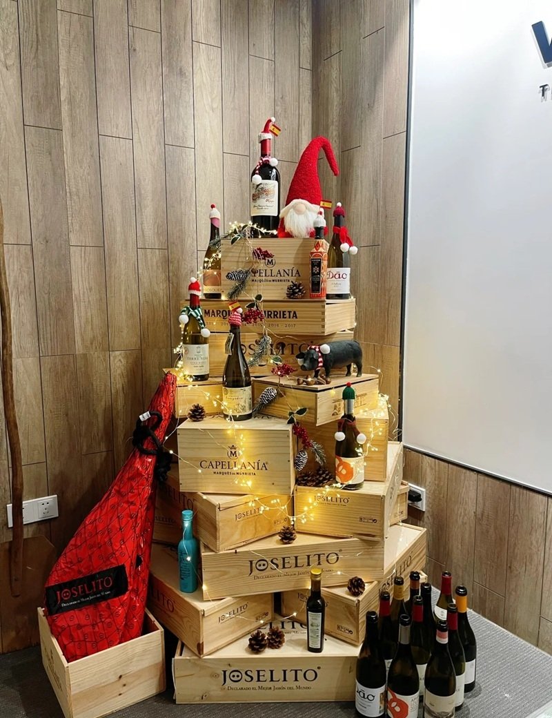 trang trí noel văn phòng 1