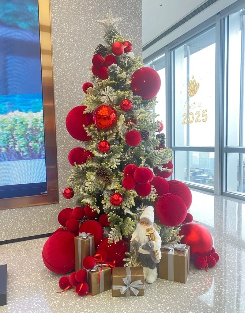 trang trí noel văn phòng 11