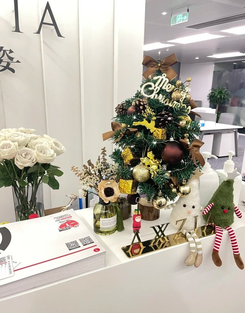 trang trí noel văn phòng 13