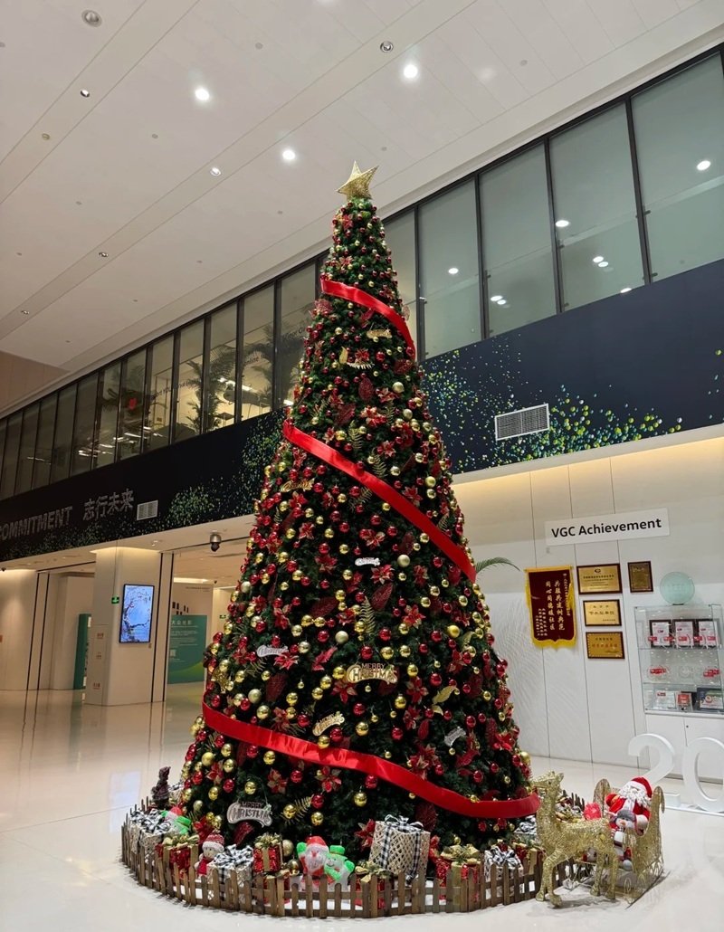 trang trí noel văn phòng 25