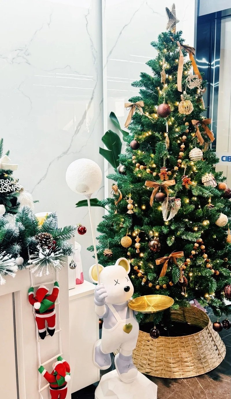 trang trí noel văn phòng 26