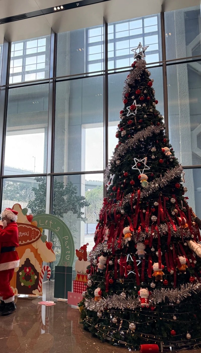 trang trí noel văn phòng 4